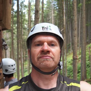 A selfie at Sky Trek, BC.