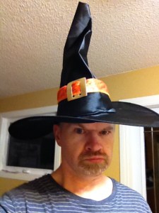 This is me, high on Halloween candy.
