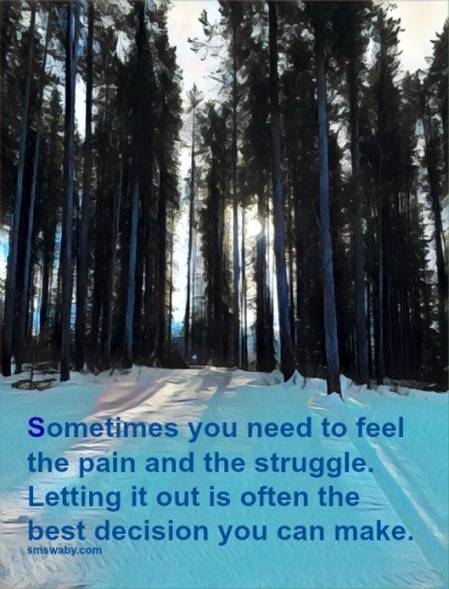 feeling-the-pain-is-the-only-way-to-heal_poster